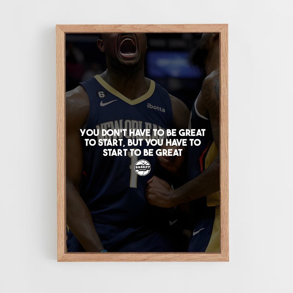 Poster Greatness Awaits – affiche Basketball (vue 4)